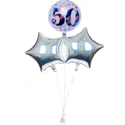 Hot 50 & Fabulous Balloon Bouquet - DELIVERED INFLATED! 50Th Birthday|Birthday Party