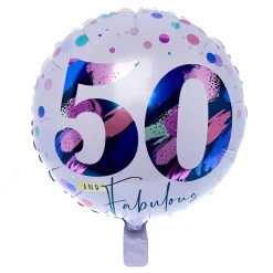 Hot 50 & Fabulous Balloon Bouquet - DELIVERED INFLATED! 50Th Birthday|Birthday Party