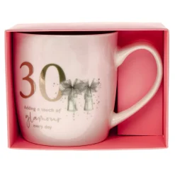 Discount 30 A Touch Of Glamour Every Day Mug In A Box 30Th Birthday|Mugs