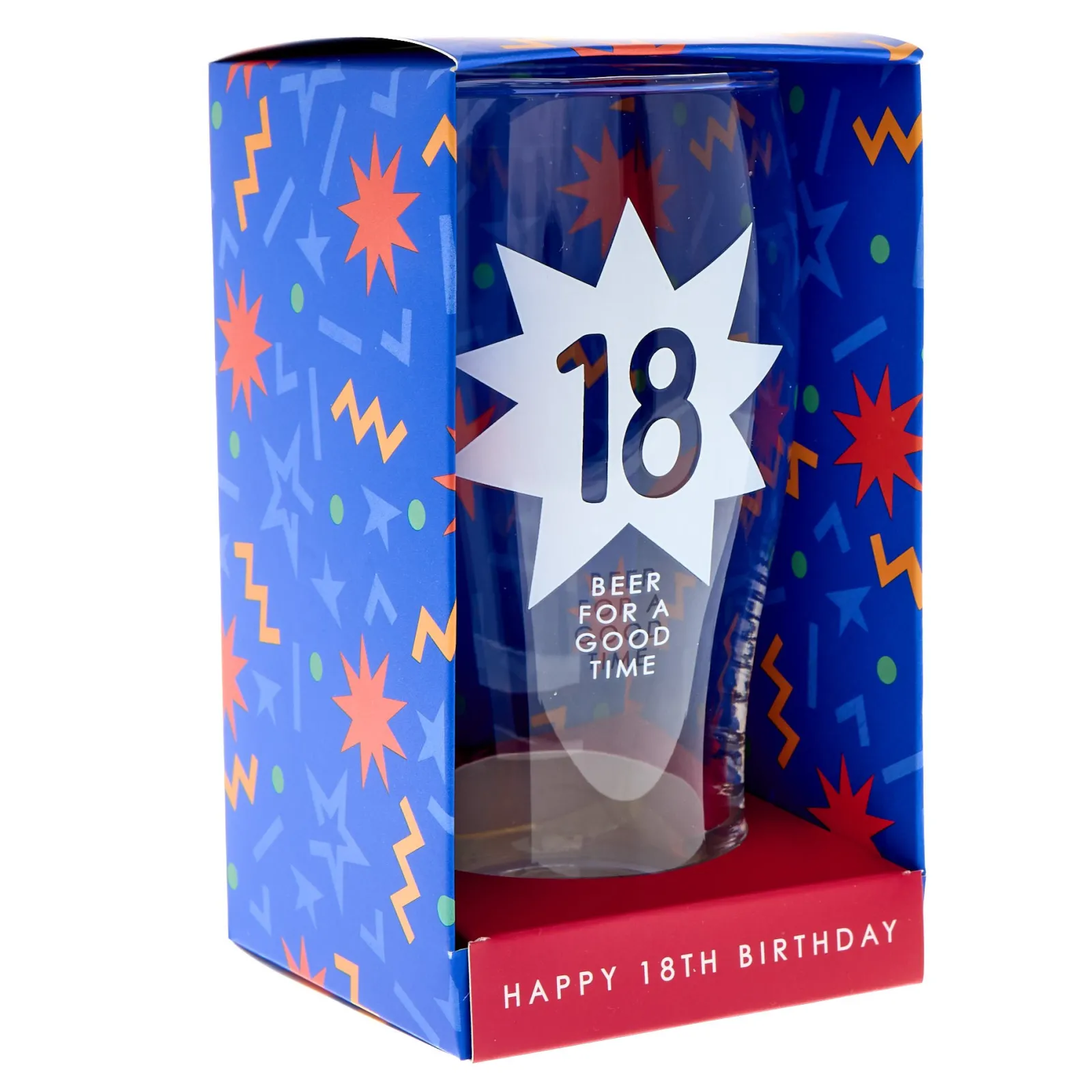 Online 18 Beer For A Good Time Pint Glass 18Th Birthday|Glassware