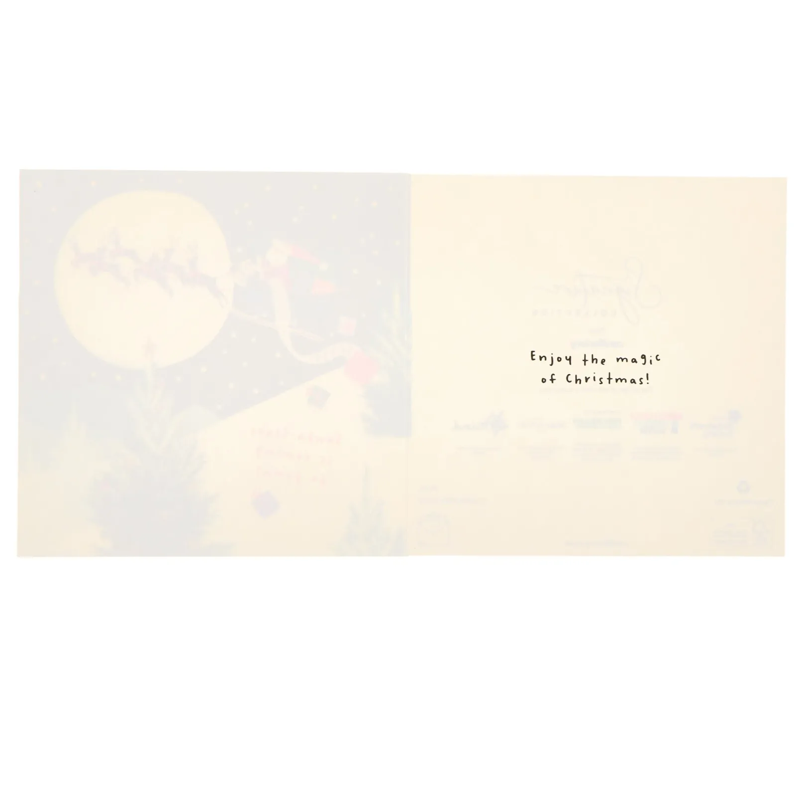 Card Factory 16 Charity Christmas Cards - Santa & Snowman (2 Designs)