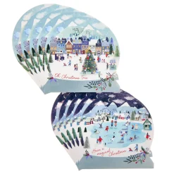 16 Charity Christmas Cards - Cutout Snowglobes (2 Designs) Christmas