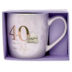 Discount 40 Living Life In My Own Style Mug In A Box 40Th Birthday|Mugs