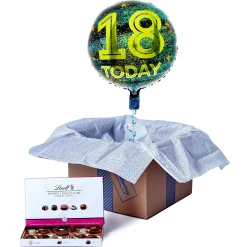 Outlet 18 Today Birthday Balloon & Lindt Chocolate Box 18Th Birthday|Balloons For Him