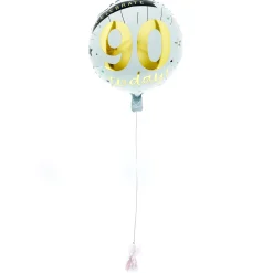 Best 90 Today Birthday Balloon & Lindt Chocolate Box - FREE GIFT CARD! Gifts For Her