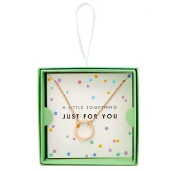 Card Factory A Little Something Just For You Circle Pendant Necklace