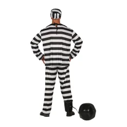 Card Factory Adult Convict Fancy Dress Costume