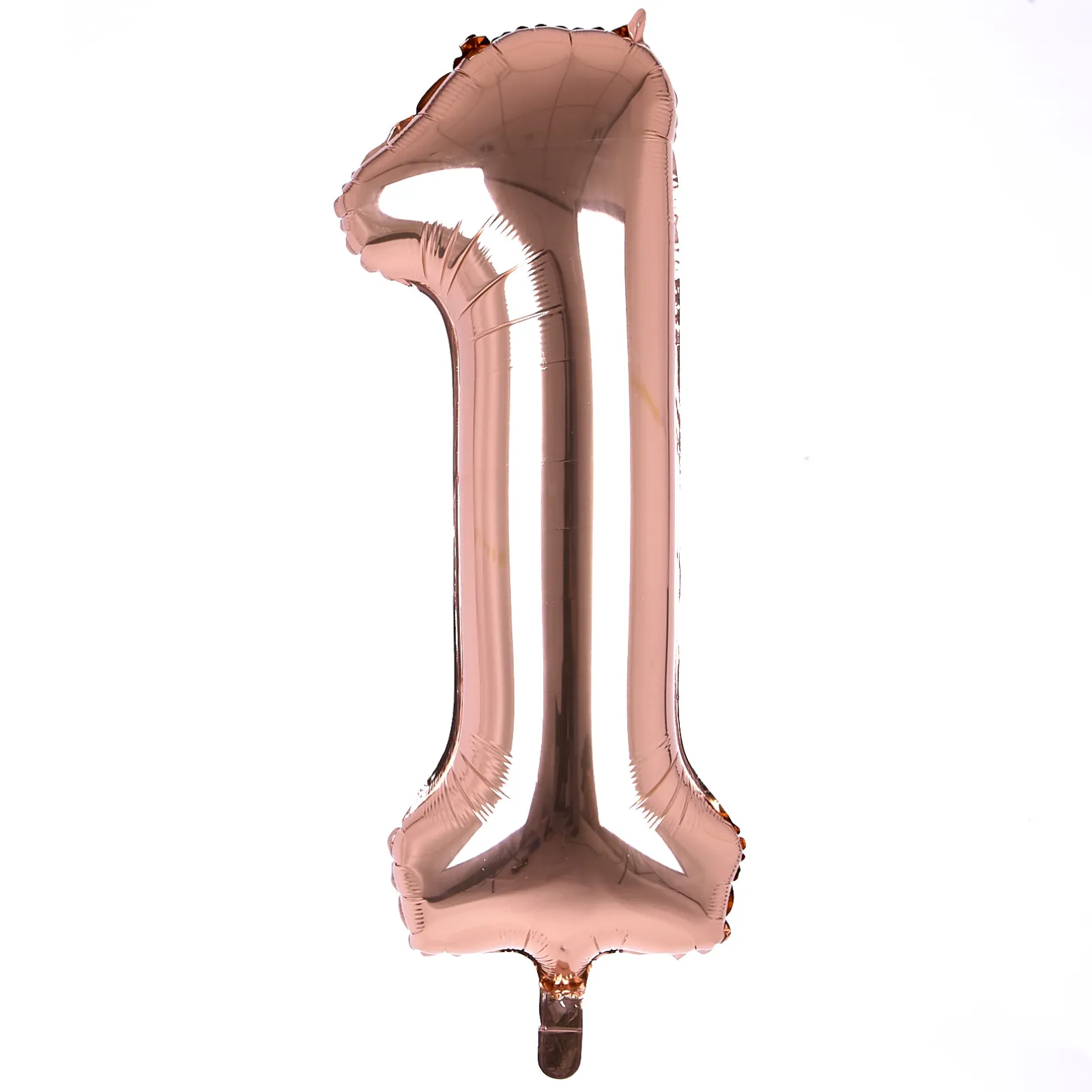 Card Factory Age 16 Giant Foil Helium Numeral Balloons - Rose Gold (deflated)