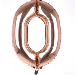 Sale Age 50 Giant Foil Helium Numeral Balloons - Rose Gold (deflated) 50Th Birthday|Anniversary Party