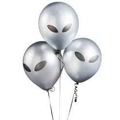 Hot Alien 12-Inch Latex Balloons - Pack of 5 Kids Balloons For Kids|Multipack Balloons