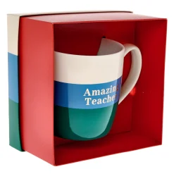 Card Factory Amazing Teacher Colour Block Mug in a Box