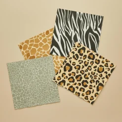 Best Animal Print Paper Napkins - Pack of 16 Tableware|Birthday Party