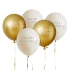 Card Factory Anniversary 12-Inch Latex Balloons - Pack of 5