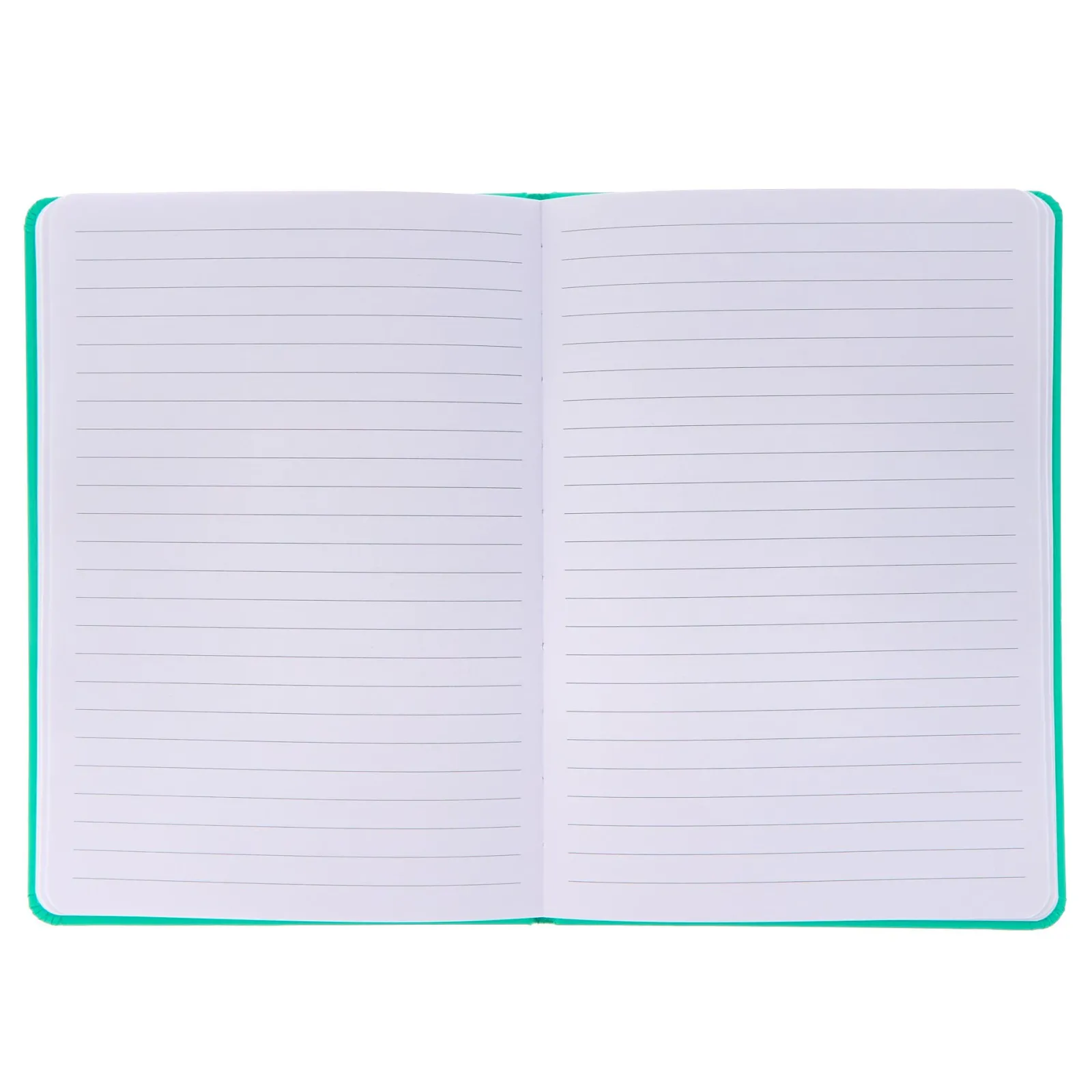 Card Factory Aqua A5 Lined Notebook