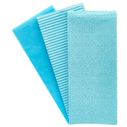 Kids Card Factory Baby Blue Patterned Tissue Paper - 6 Sheets