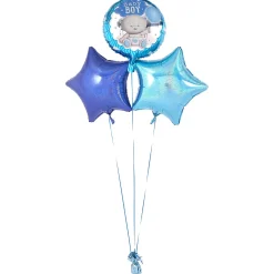 Best Baby Boy Blue Balloon Bouquet - Delivered Inflated! Baby Shower Party|Balloons For Him