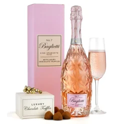 Card Factory Baglietti Rose Prosecco & Truffles Gift Box