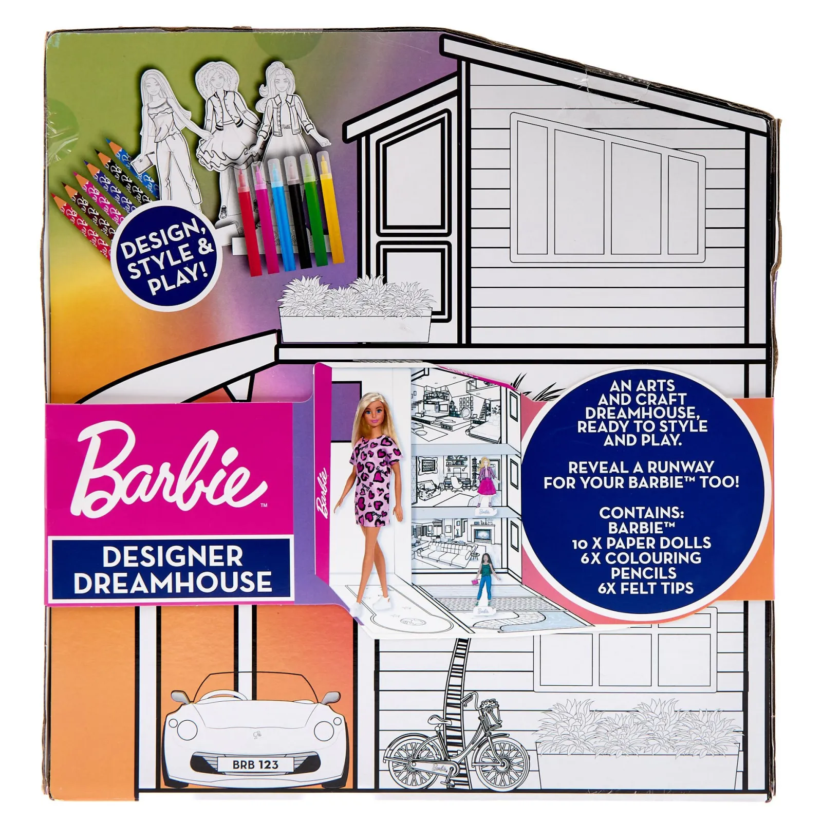 Discount Barbie Designer Dreamhouse Craft Set Kids Toys & Games|Gifts For Kids