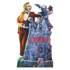 Card Factory Beetlejuice Michael Keaton With Tombstone Cardboard Cutout