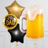 Online Best Dad Beer Balloon Package - Delivered Inflated! Balloons For Him|Personalised & Photo Balloons