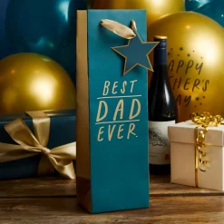 Card Factory Best Dad Ever Gift Bottle Bag