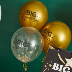 Card Factory Big Congratulations 12-Inch Latex Balloons - Pack of 5