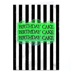 Hot Birthday Cake Birthday Cake Personalised Birthday Card For Friend|Trending