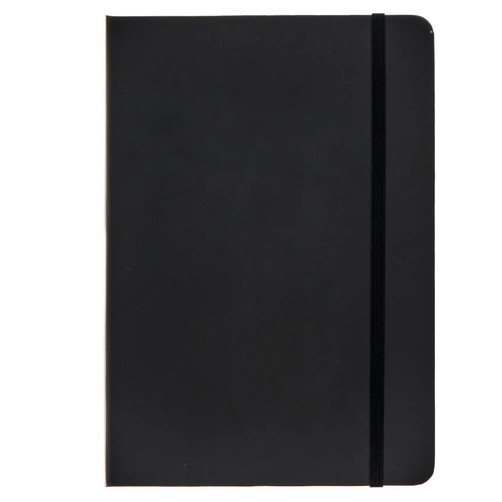 Card Factory Black A5 Lined Notebook
