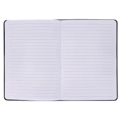 Card Factory Black A5 Lined Notebook