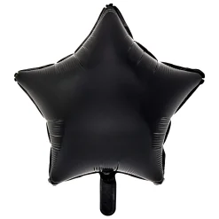 Card Factory Black Star 19-Inch Foil Helium Balloon