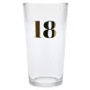Blue & Gold 18th Birthday Pint Glass 18Th Birthday|Birthday Gifts
