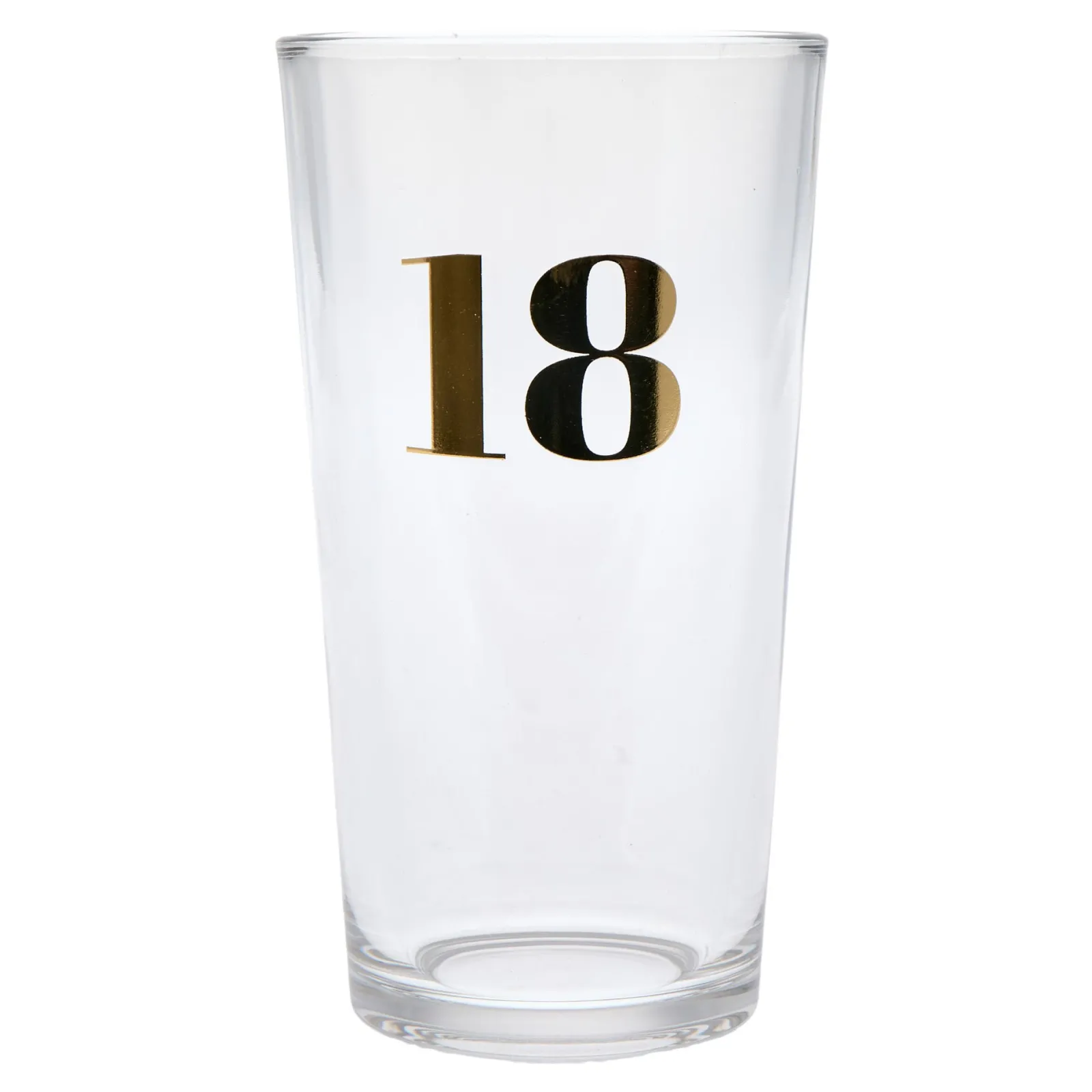 Blue & Gold 18th Birthday Pint Glass 18Th Birthday|Birthday Gifts