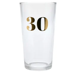 Discount Blue & Gold 30th Birthday Pint Glass 30Th Birthday|Glassware