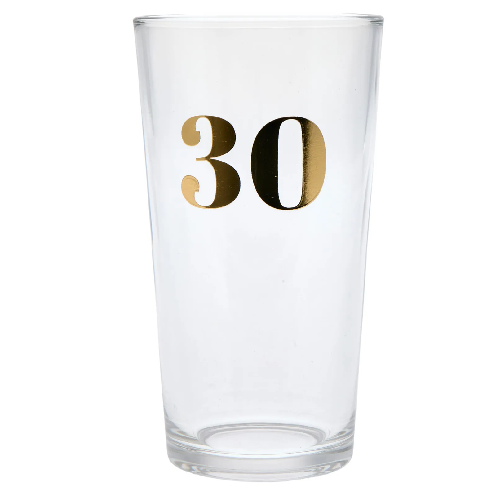 Discount Blue & Gold 30th Birthday Pint Glass 30Th Birthday|Glassware
