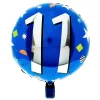 Kids Card Factory Blue & Silver 11th Birthday Foil Helium Balloon