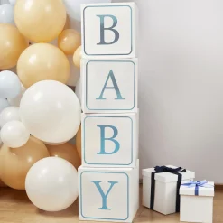 Sale Blue Baby Jumbo Blocks Baby Shower Party