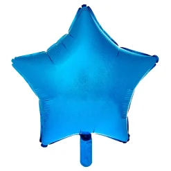 Clearance Blue Holographic Star 19-Inch Foil Helium Balloon Birthday Party|Balloons For Him