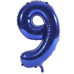Card Factory Blue Number 9 Giant Foil Helium Balloon INFLATED
