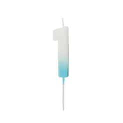 Card Factory Blue Ombre Number Cake Candle (0-9)