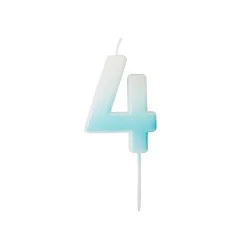 Card Factory Blue Ombre Number Cake Candle (0-9)