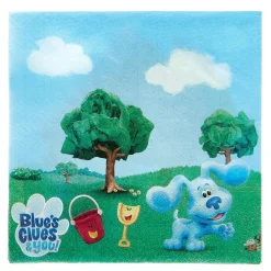 Clearance Blue's Clues Party Tableware & Decorations Bundle - 16 Guests Tableware|Birthday Party