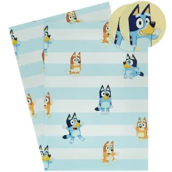 Sale Bluey Gift Wrap - 2 Sheets & 2 Tags Kids Gift Wrap For Babies|Gift Wrap For Kids