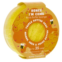Kids Card Factory Bomb Cosmetics Honey I'm Comb Body Buffer Sponge