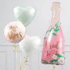 Card Factory Bride to Be Champagne Supershape Balloon Bouquet - DELIVERED INFLATED!