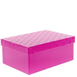 Hot Bright Pink Starry Gift Boxes - Set of 3 Kids Gift Wrap For Babies|Gift Wrap For Kids