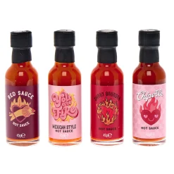 Card Factory Burning Love Hot Sauce 4 Pack