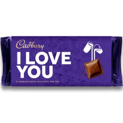 Kids Card Factory Cadbury Dairy Milk I Love You Bar 110g