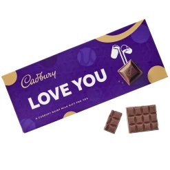 Cadbury Dairy Milk Love You Bar 850g Kids Chocolate & Sweets|Anniversary Gifts