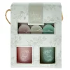 Card Factory Calming Moment Tealight Candles & Votive Holder Set