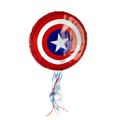 Captain America Shield Pull Pinata Piñatas|Birthday Party